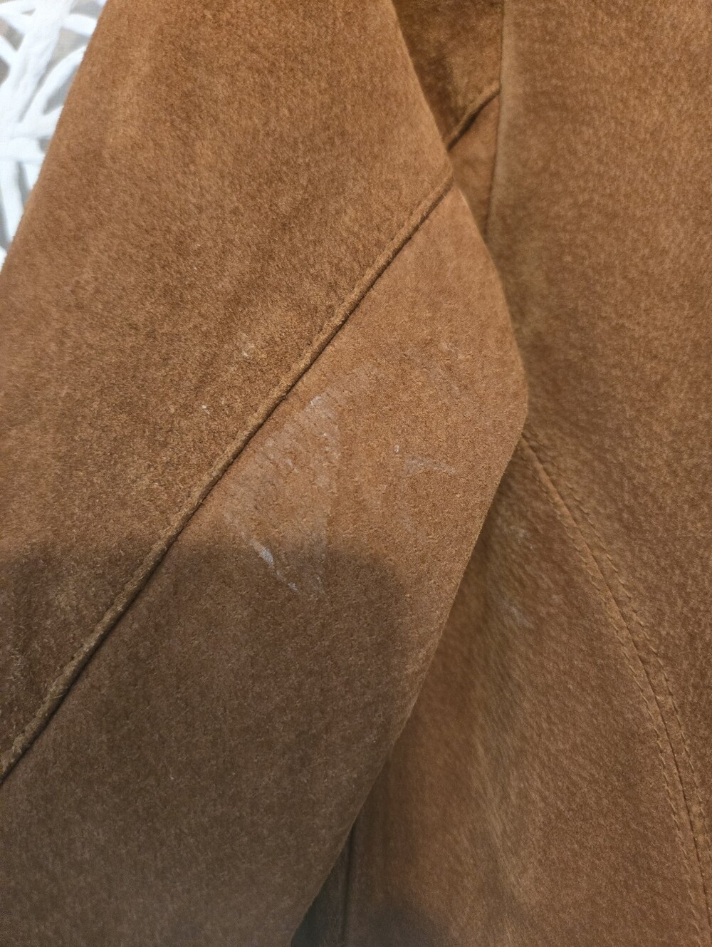 Vintage Valerie Stevens Suede Single-Button Blazer in Brown Jacket 4P - Picture 9 of 11
